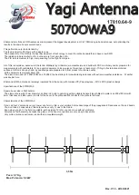 Предварительный просмотр 1 страницы EAntenna 5070OWA9 Manual