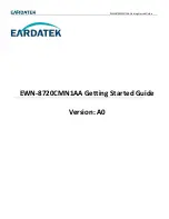 Preview for 1 page of EARDATEK EWN-8720CMN1AA Getting Started Manual