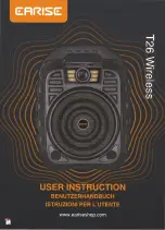 Earise T26 User Manual предпросмотр