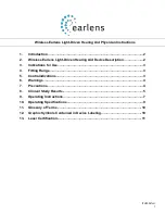 Earlens Light Driven Instructions Manual preview