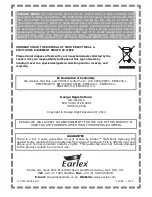 Preview for 16 page of Earlex CHV512 Operating Instructions Manual