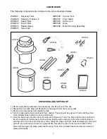 Preview for 3 page of Earlex CombiVac WD1000 Instructions Manual