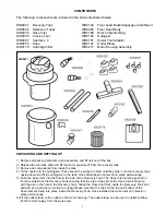 Preview for 3 page of Earlex CombPowerVac WD1200P Instructions Manual