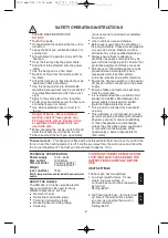 Preview for 2 page of Earlex HG1200 Operating Instructions