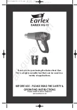 Earlex HG15 Operating Instructions preview