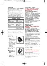 Preview for 3 page of Earlex HG15 Operating Instructions