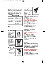 Предварительный просмотр 3 страницы Earlex HG1500 Quick Start Manual