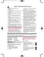 Preview for 2 page of Earlex HG20 Operating Instructions