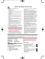 Предварительный просмотр 2 страницы Earlex HG20 Operating Instructions