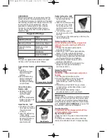 Preview for 3 page of Earlex HG20 Operating Instructions