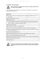 Предварительный просмотр 6 страницы Earlex HG2000 Operating Instructions Manual