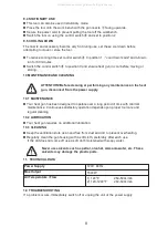 Предварительный просмотр 9 страницы Earlex HG2000 Operating Instructions Manual