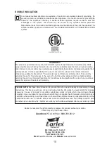 Предварительный просмотр 10 страницы Earlex HG2000 Operating Instructions Manual