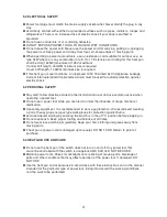 Preview for 4 page of Earlex HG2000 Safety & Operating Instructions Manual
