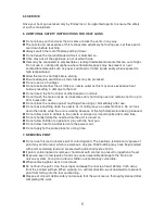 Предварительный просмотр 5 страницы Earlex HG2000 Safety & Operating Instructions Manual