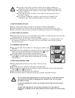 Предварительный просмотр 8 страницы Earlex HG2000 Safety & Operating Instructions Manual