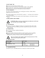 Предварительный просмотр 9 страницы Earlex HG2000 Safety & Operating Instructions Manual
