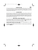 Preview for 3 page of Earlex HV3000 Operating Instructions Manual