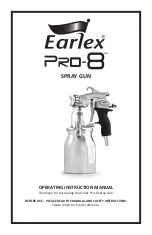 Earlex Pro-8 Operating Instructions Manual предпросмотр