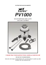 Preview for 1 page of Earlex PV1000 Instructions And Guarantee