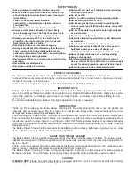 Preview for 2 page of Earlex SC125 Operating Instructions Manual