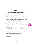 Preview for 3 page of Earlex Spray Station 3000 Operating Instructions Manual