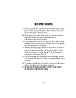 Предварительный просмотр 16 страницы Earlex Spray Station 3000 Operating Instructions Manual