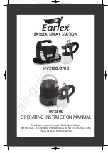 Earlex SPRAY STATION HV3500 Operating Instructions Manual предпросмотр