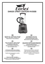 Earlex Spray Station HV5500 Main Manual And Safety Instructions preview