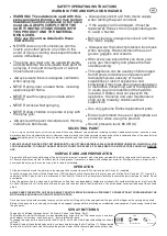 Preview for 3 page of Earlex Spray Station HV5500 Main Manual And Safety Instructions