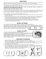 Предварительный просмотр 6 страницы Earlex SPRAY SYSTEM HV 1900 Operating Instructions Manual