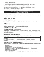 Preview for 14 page of Earlex SPRAYSTATION GEMINI Operating Instructions Manual