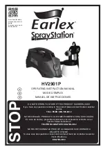 Earlex SprayStation HV2901P Operating Instructions Manual preview
