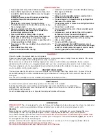 Предварительный просмотр 2 страницы Earlex SS125 Operating Instructions