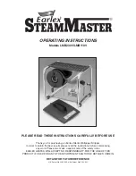 Предварительный просмотр 1 страницы Earlex Steam Master LMB110V Operating Instructions Manual