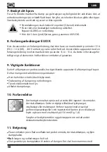 Preview for 68 page of Earlex STEAMmaster LMB Operating Manual