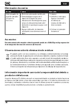 Preview for 36 page of Earlex WS125 Operating Manual