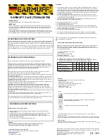 Preview for 1 page of EARMUFF 78268AM/FM Quick Start Manual