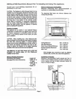 Preview for 9 page of Earth Stove BayFire DVI Installation And Operation Manual