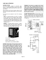 Preview for 15 page of Earth Stove BV4000C Installating And Operation Manual