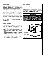 Preview for 15 page of Earth Stove ES2100 Installation And Operation Instructions Manual