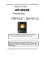 Earth Stove HP-0020S Owner'S Manual предпросмотр