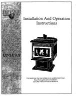 Earth Stove MP35/50 Installation And Operation Instruction Manual preview