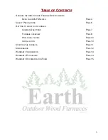 Preview for 3 page of Earth Bear Cub 305-FA Series Owner'S Manual