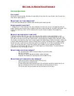 Предварительный просмотр 7 страницы Earth Bear Cub 305-FA Series Owner'S Manual