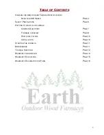 Preview for 3 page of Earth Bear Cub 305 Series Manual