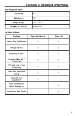 Preview for 7 page of Earthlite Apex Lift User Manual