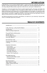 Preview for 3 page of Earthlite Ellora Flat Top User Manual