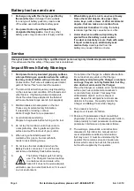 Предварительный просмотр 4 страницы EARTHQUAKE XT EQ34XT-20V Owner'S Manual & Safety Instructions