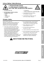 Предварительный просмотр 5 страницы EARTHQUAKE XT EQ34XT-20V Owner'S Manual & Safety Instructions